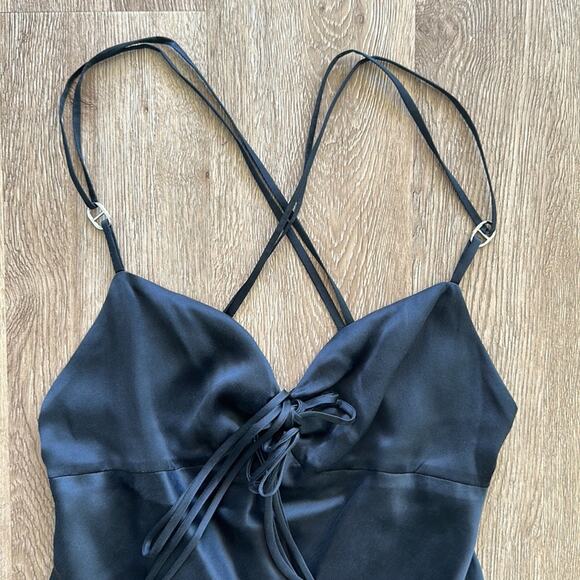 Hugo Boss Silk Strappy Back Dress - Picture 3 of 9